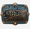 CBE 323A Rose Gold Crushed Turquoise