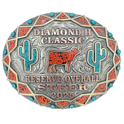 CBE 624 Crushed Orange & Turquoise Stones