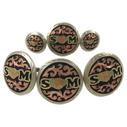 CBCONCH 102 Custom Conchos - Corriente Buckle