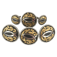 CBCONCH 112 Jesus Fish Conchos - Corriente Buckle