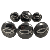 CBCONCH 112A Jesus Fish Conchos - Corriente Buckle