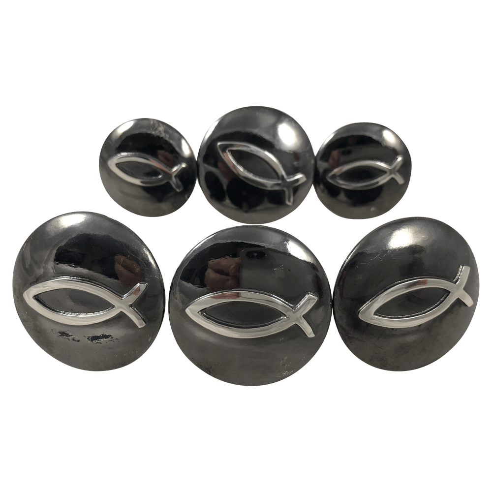 CBCONCH 112A Jesus Fish Conchos - Corriente Buckle