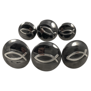 CBCONCH 112A Jesus Fish Conchos - Corriente Buckle