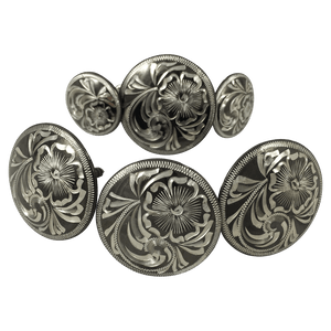 CBCONCH 113A Floral Conchos - Corriente Buckle