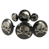 CBCONCH 126F Skull Conchos - Corriente Buckle