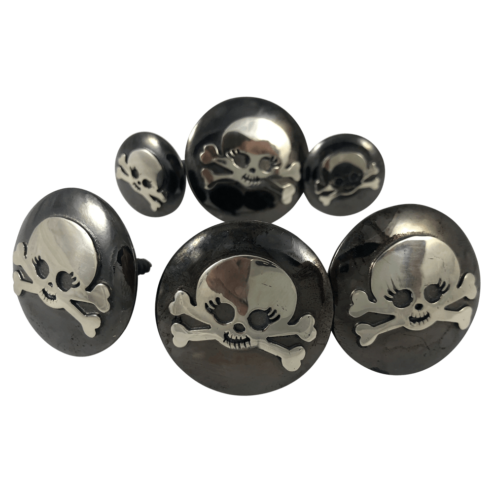 CBCONCH 126F Skull Conchos - Corriente Buckle