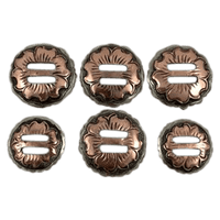 CBCONCH 134A Slotted Flower - Corriente Buckle