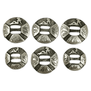 CBCONCH 147 Trucker Girl Conchos - Corriente Buckle