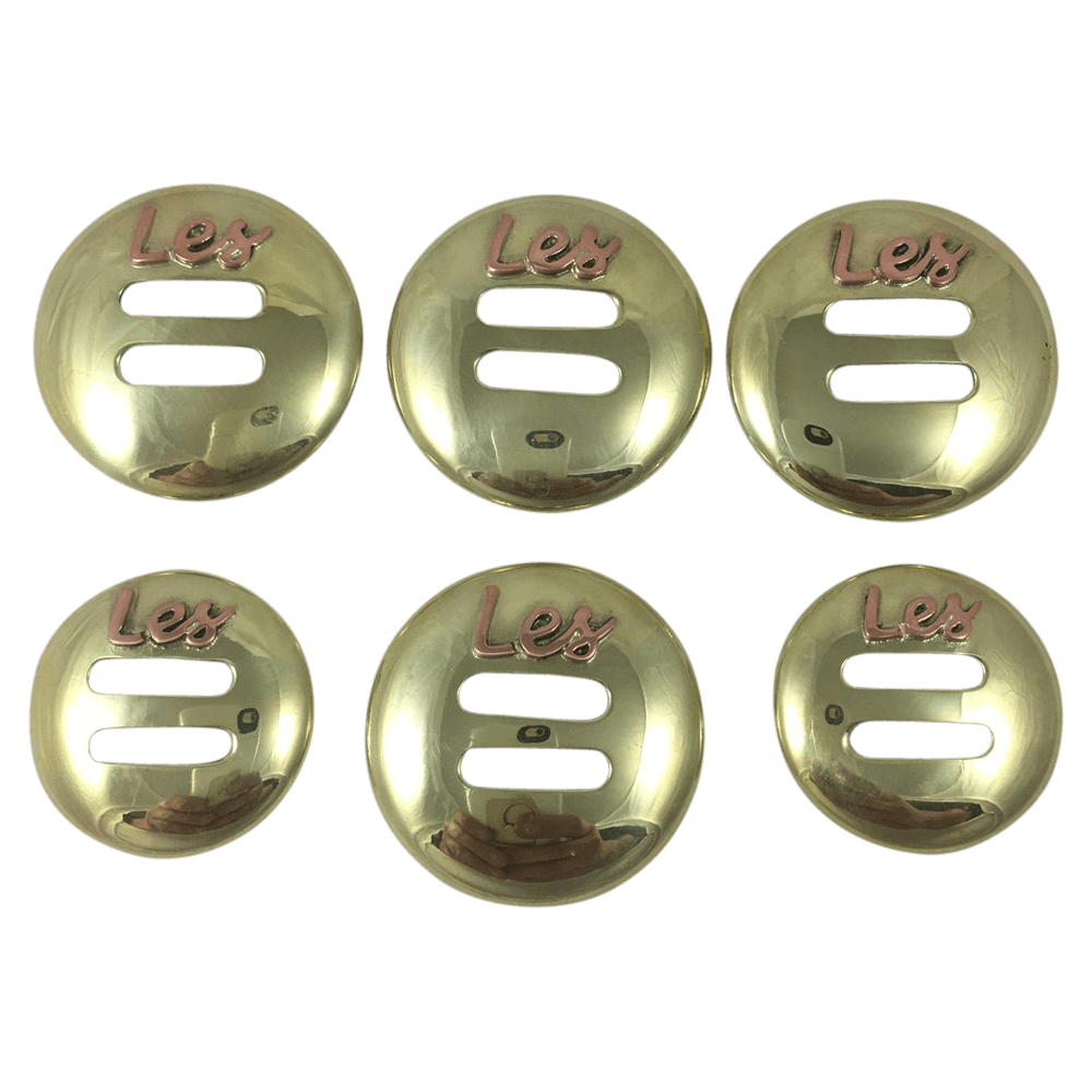 CBCONCH 155A Brass Slotted Conchos - Corriente Buckle