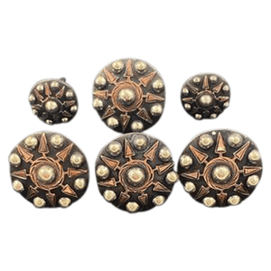 CBCONCH 163 Spinning Arrows Conchos - Corriente Buckle