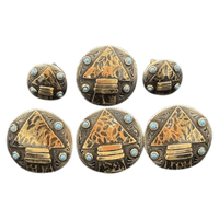 CBCONCH 164 Arrowhead Conchos - Corriente Buckle