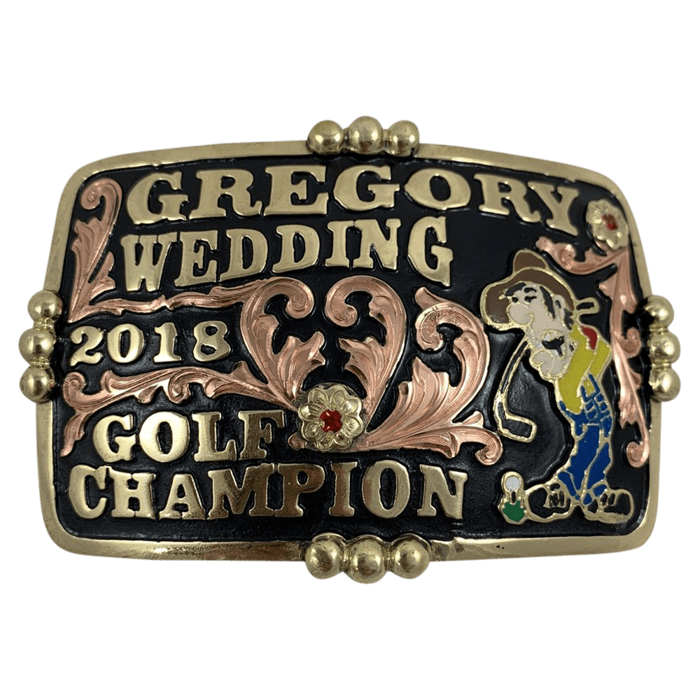 Custom Trophy Buckles CBE 154 | Corriente Buckle