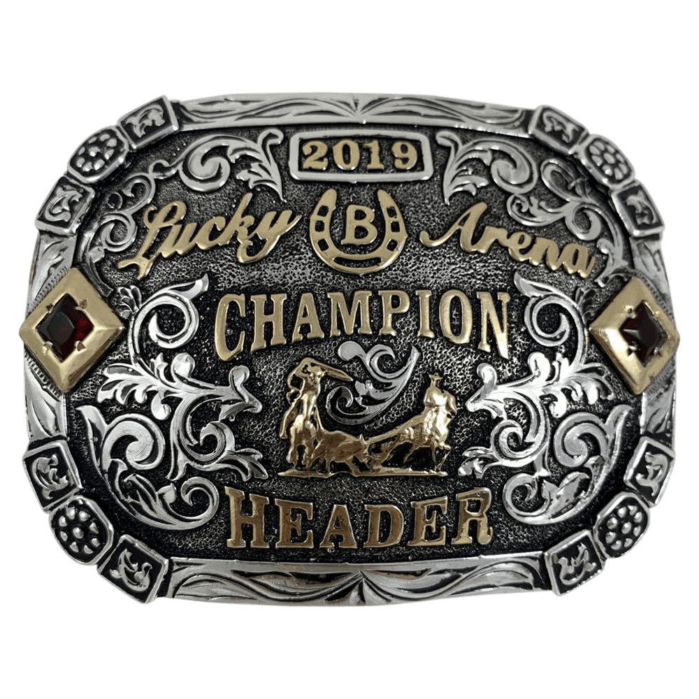 Custom Trophy Buckles CBE 164 Corriente Buckle