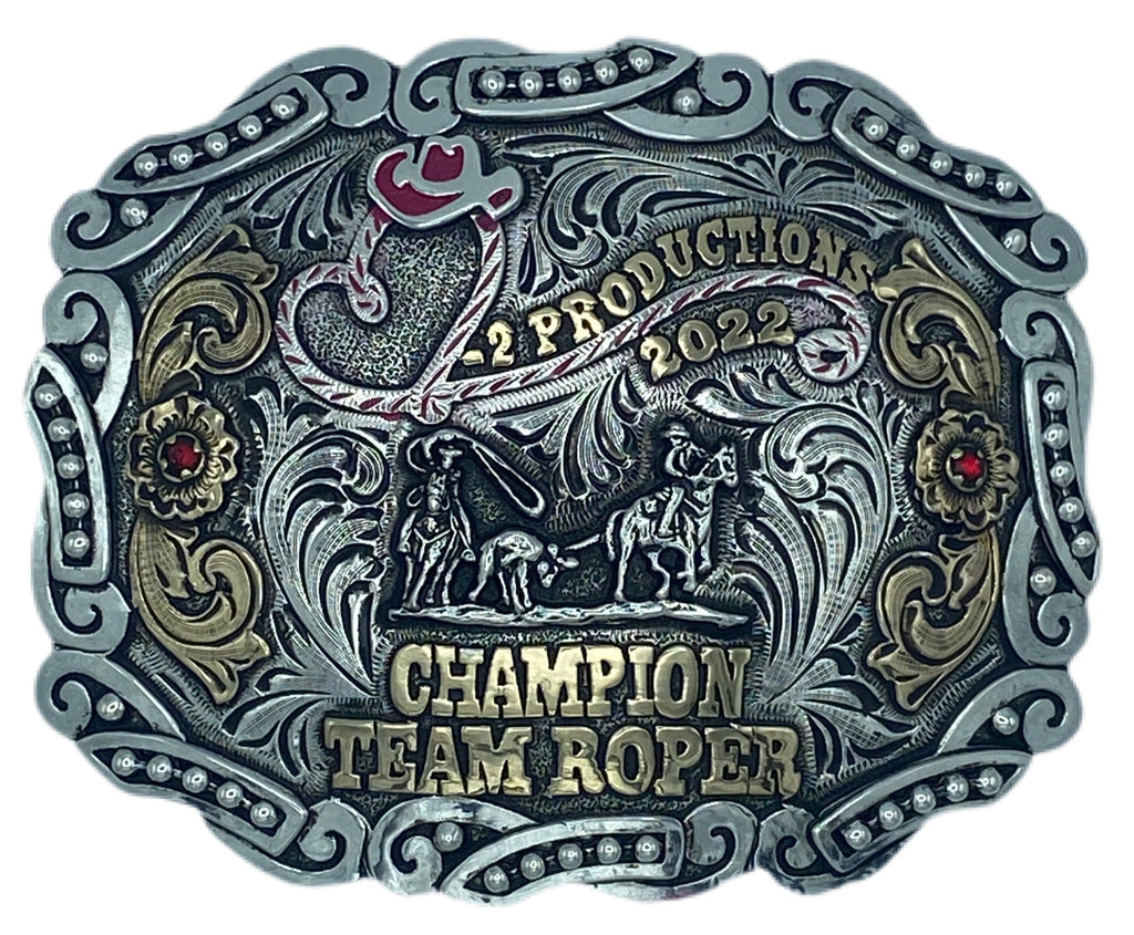 Goat Tying Champion Belt Buckles 1997 Sckisra Goat Tying 50s Rodeo