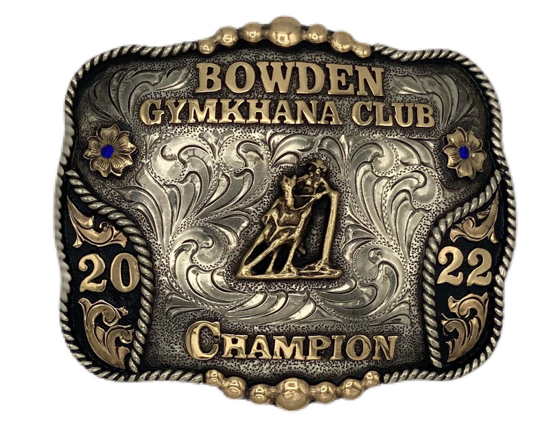 RODEO CROWNS  ノベルティー Rodeo Trophy Buckle Championship☆Bozeman Montana☆Calf