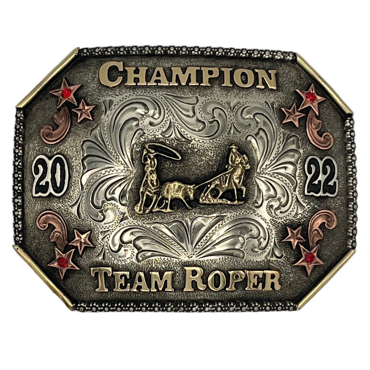 Custom Trophy Rodeo Buckles CBECON 100 | Corriente Buckle