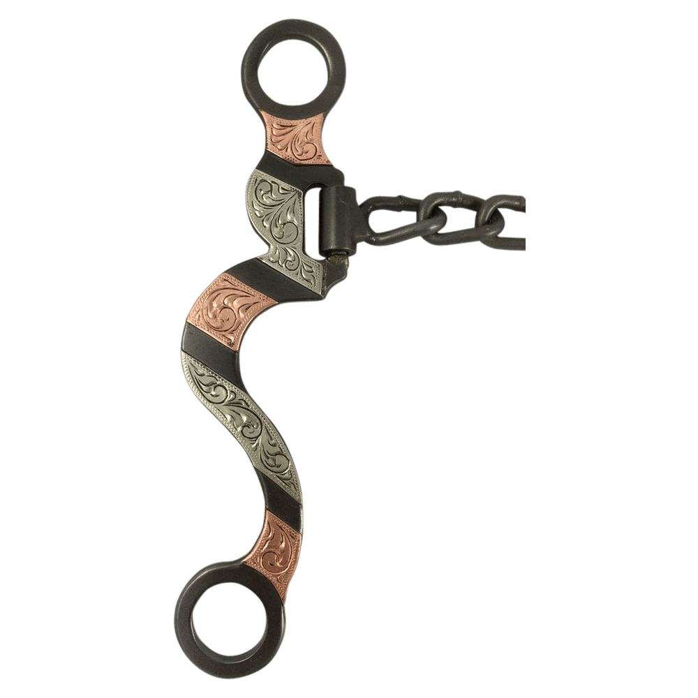 Small Chain Bit Custom Trophy Bit CSBIT 100B | Corriente Buckle