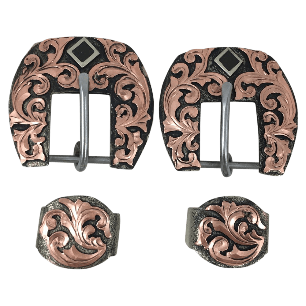 CSHB 101 Copper Headstall Buckles - Corriente Buckle