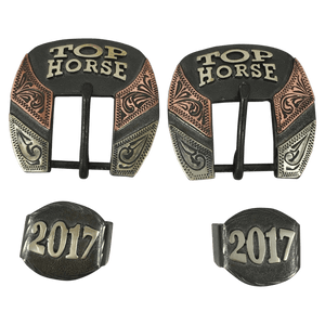 CSHB 102A Custom Headstall Buckles - Corriente Buckle