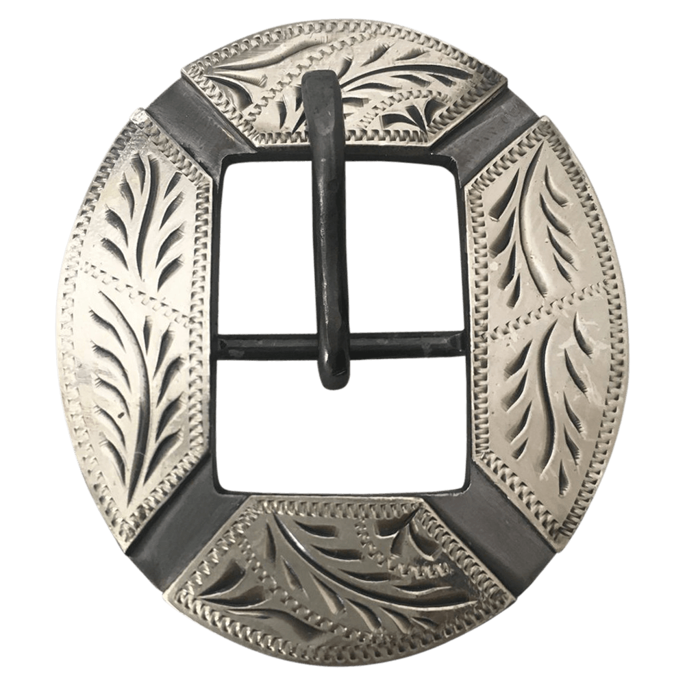 CSHB 145 Custom Engraved Cart Headstall Buckles - Corriente Buckle